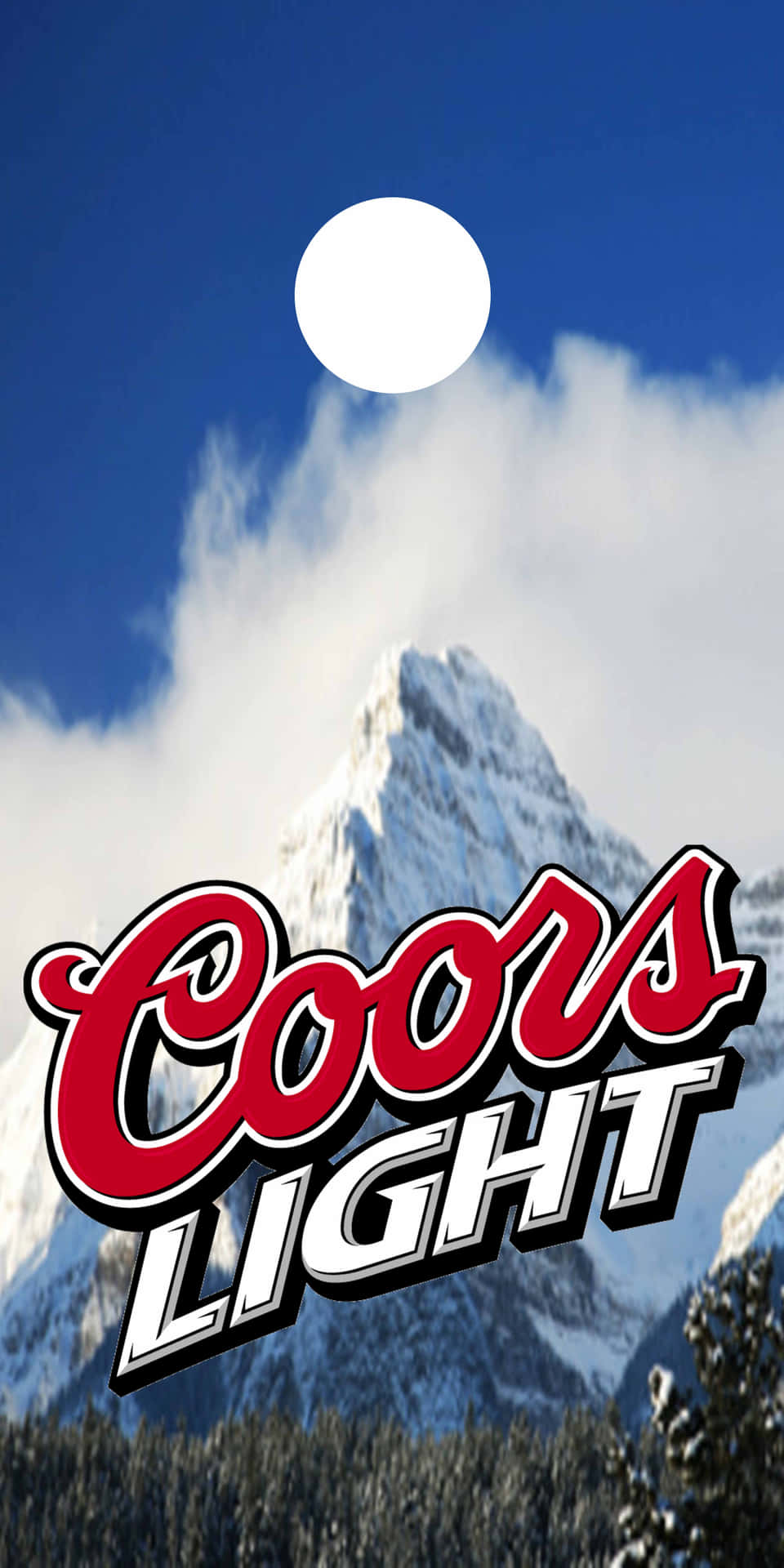 Cold Coors Light for a Hot Day Wallpaper