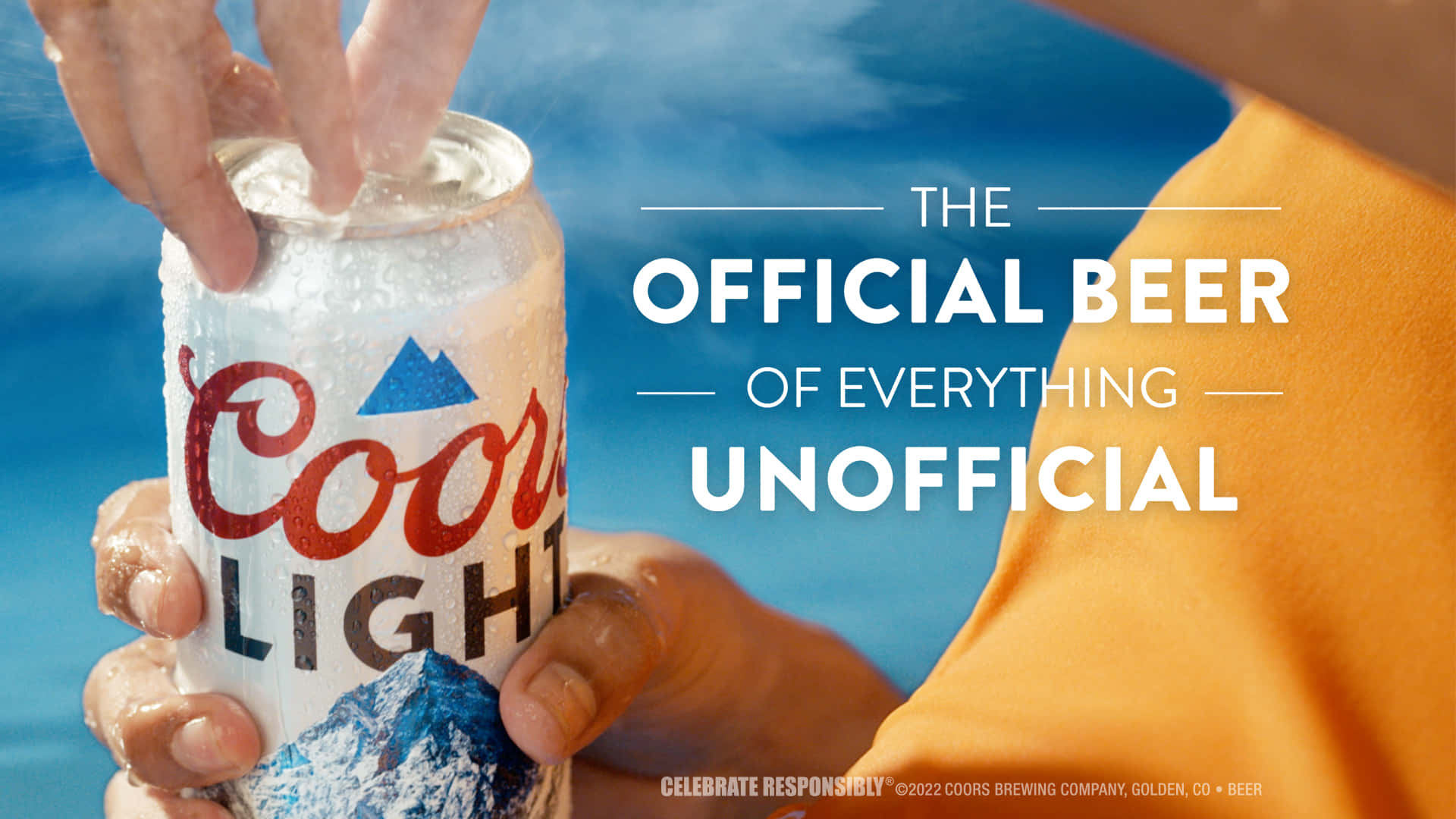 Coors Light Tagline The Official Beer Of Everything Unofficial Wallpaper