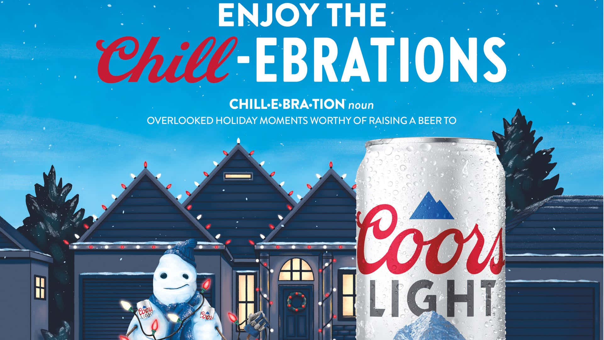 Coors Light Chill-ebrations Commercial Ad Wallpaper