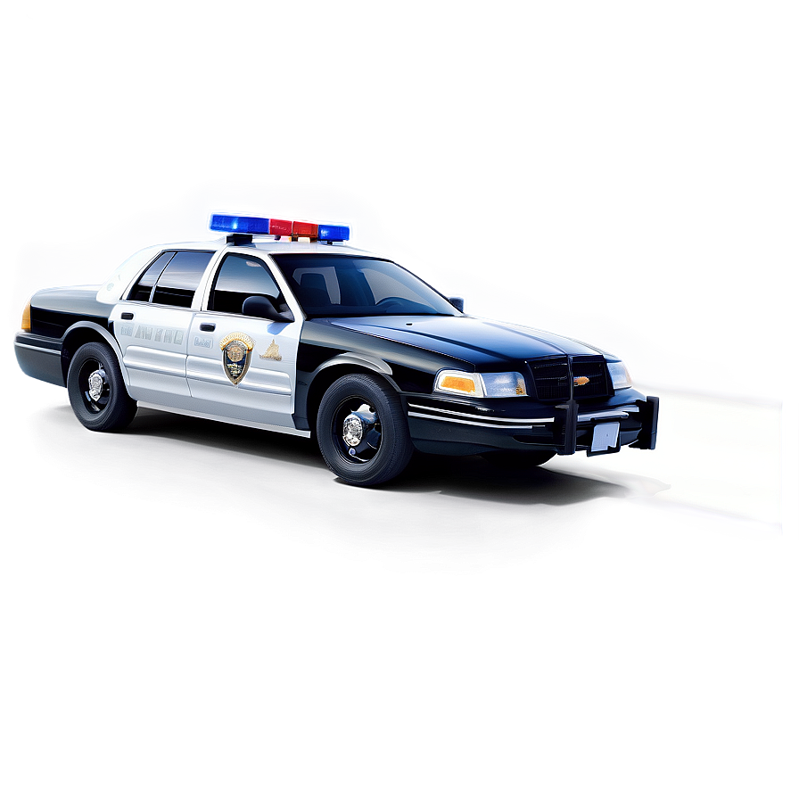 Cop Car Chase Scene Png 06132024 PNG