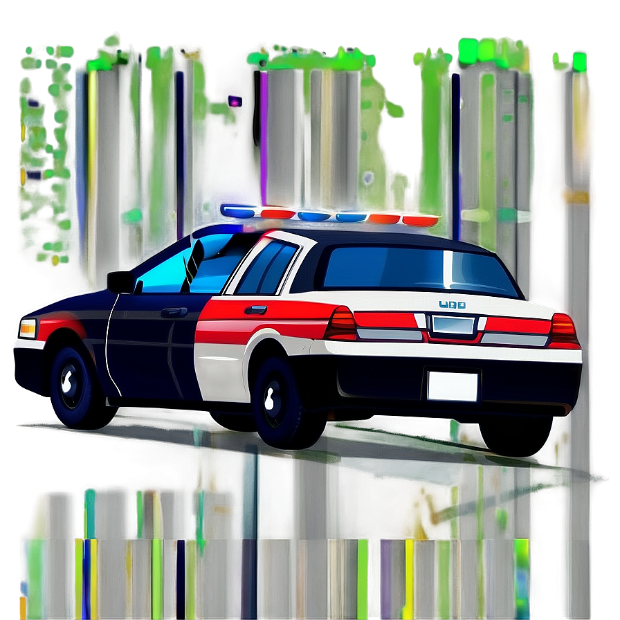 Cop Car Chase Scene Png 49 PNG