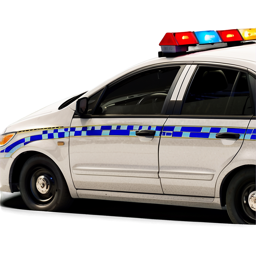 Cop Car Chase Scene Png Avs40 PNG