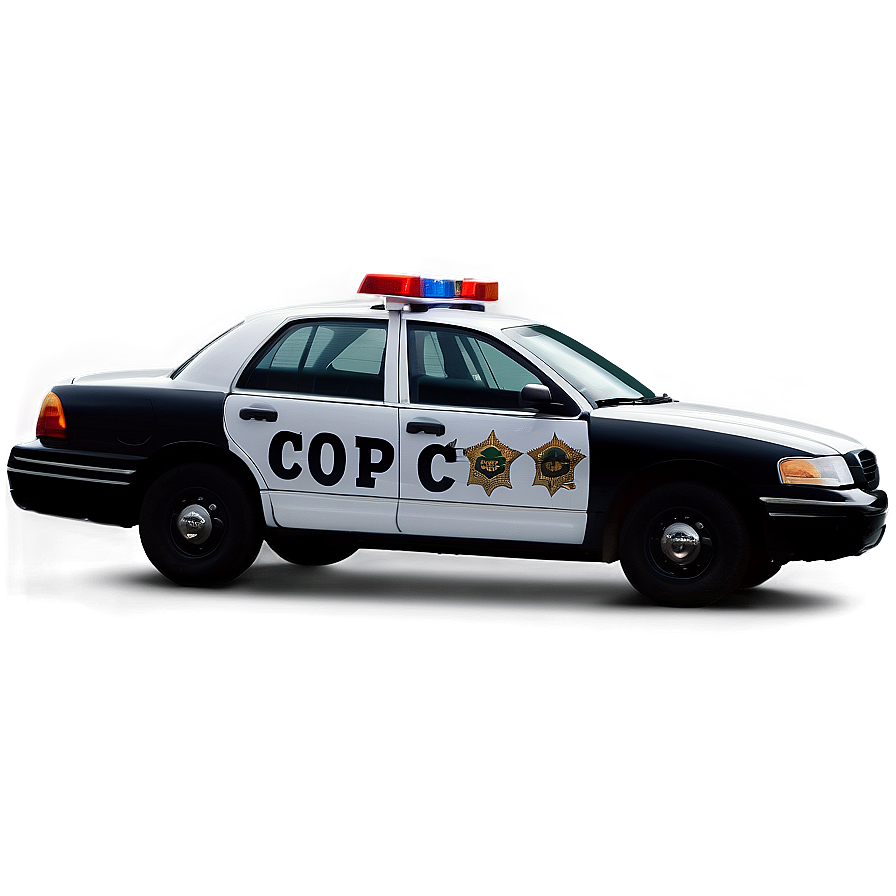 Cop Car D PNG