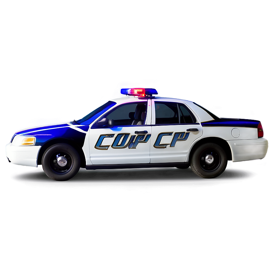 Cop Car Side View Png 06132024 PNG