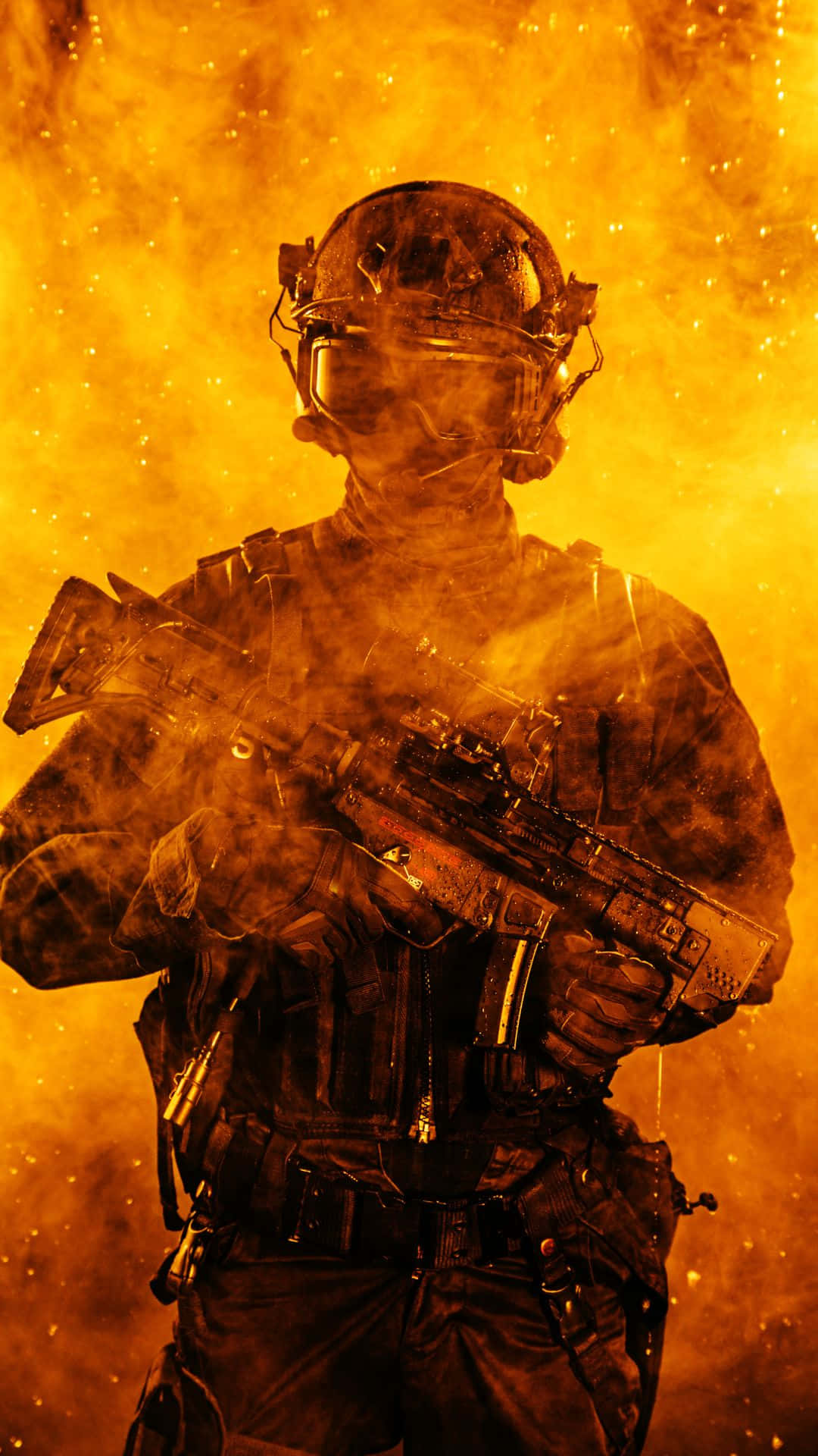 Policialda Swat No Escritório De Battlefield 5. Papel de Parede