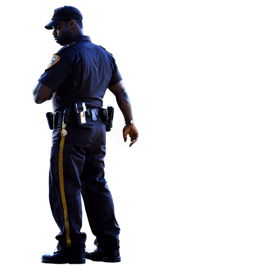 Download Cop Silhouette Png 06112024 | Wallpapers.com