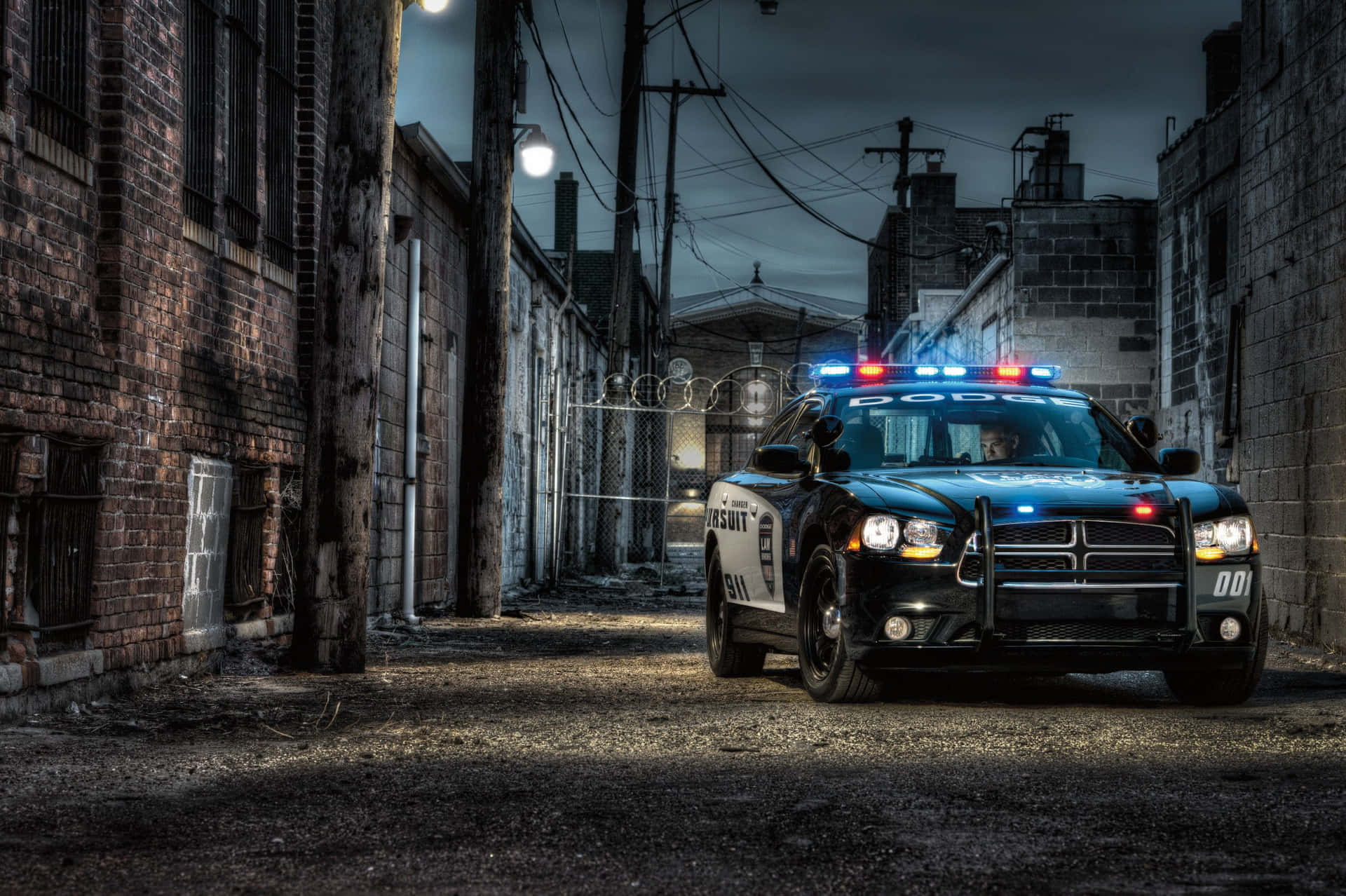Polizeiauto2014 Dodge Charger Verfolgung Awd Wallpaper