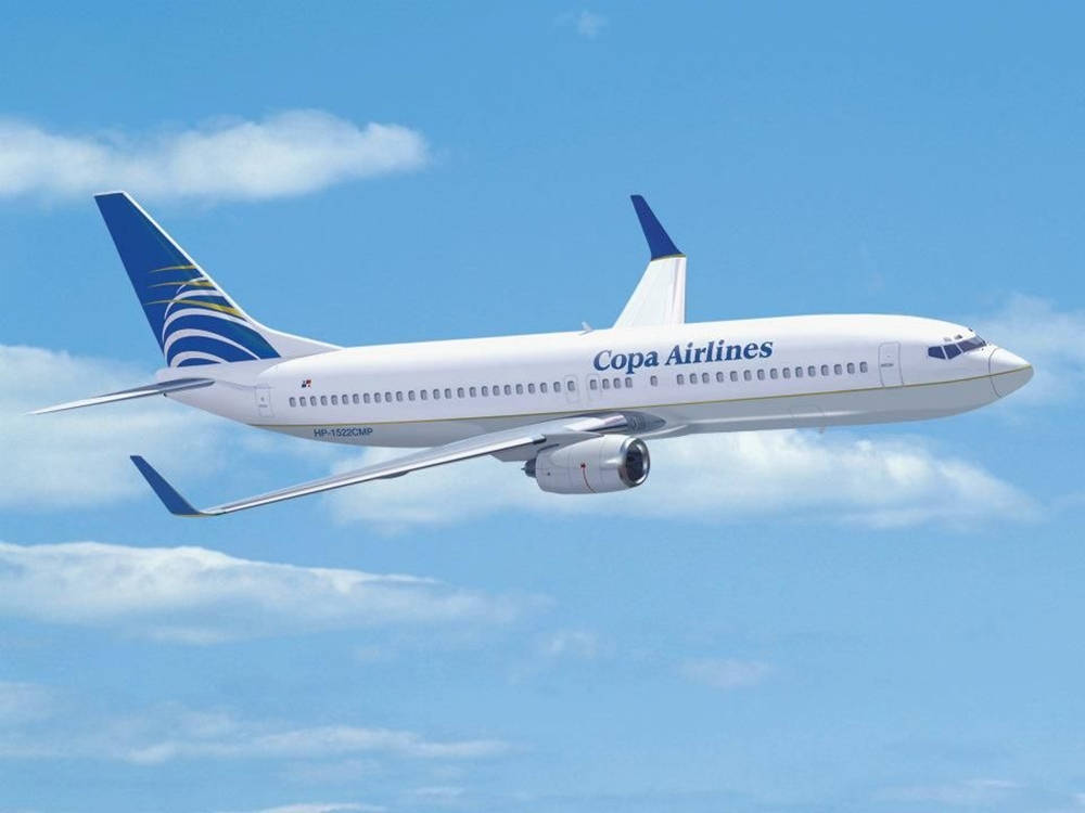 Copa Airlines Airplane In Sky Wallpaper