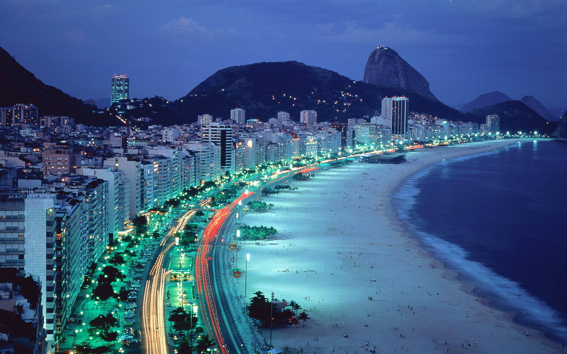 Copacabana Beach Brazil Wallpaper