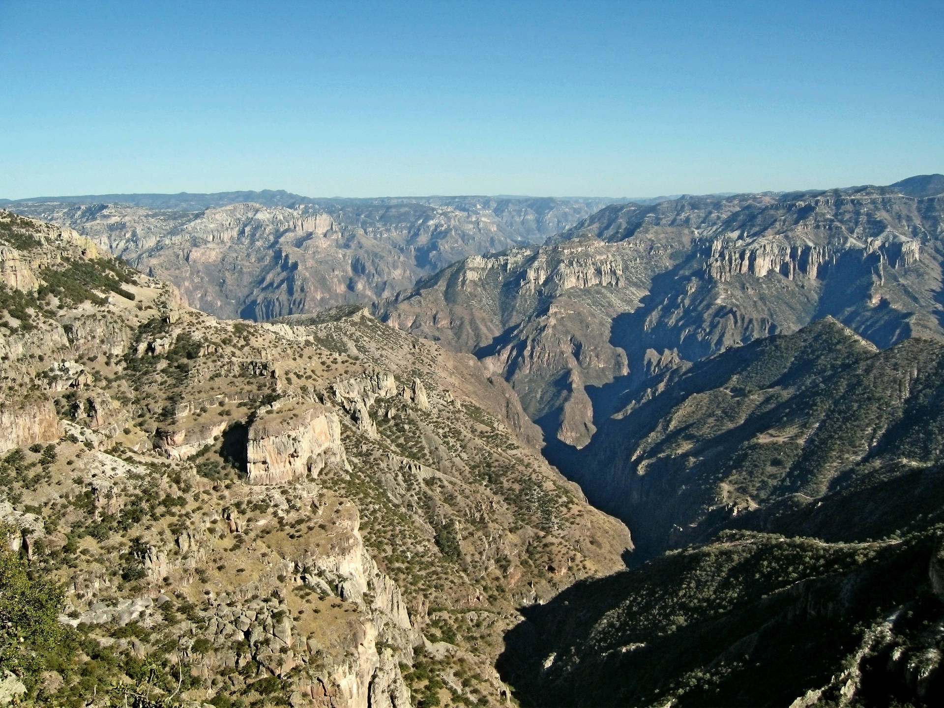 Rame Canyon Messico Sfondo