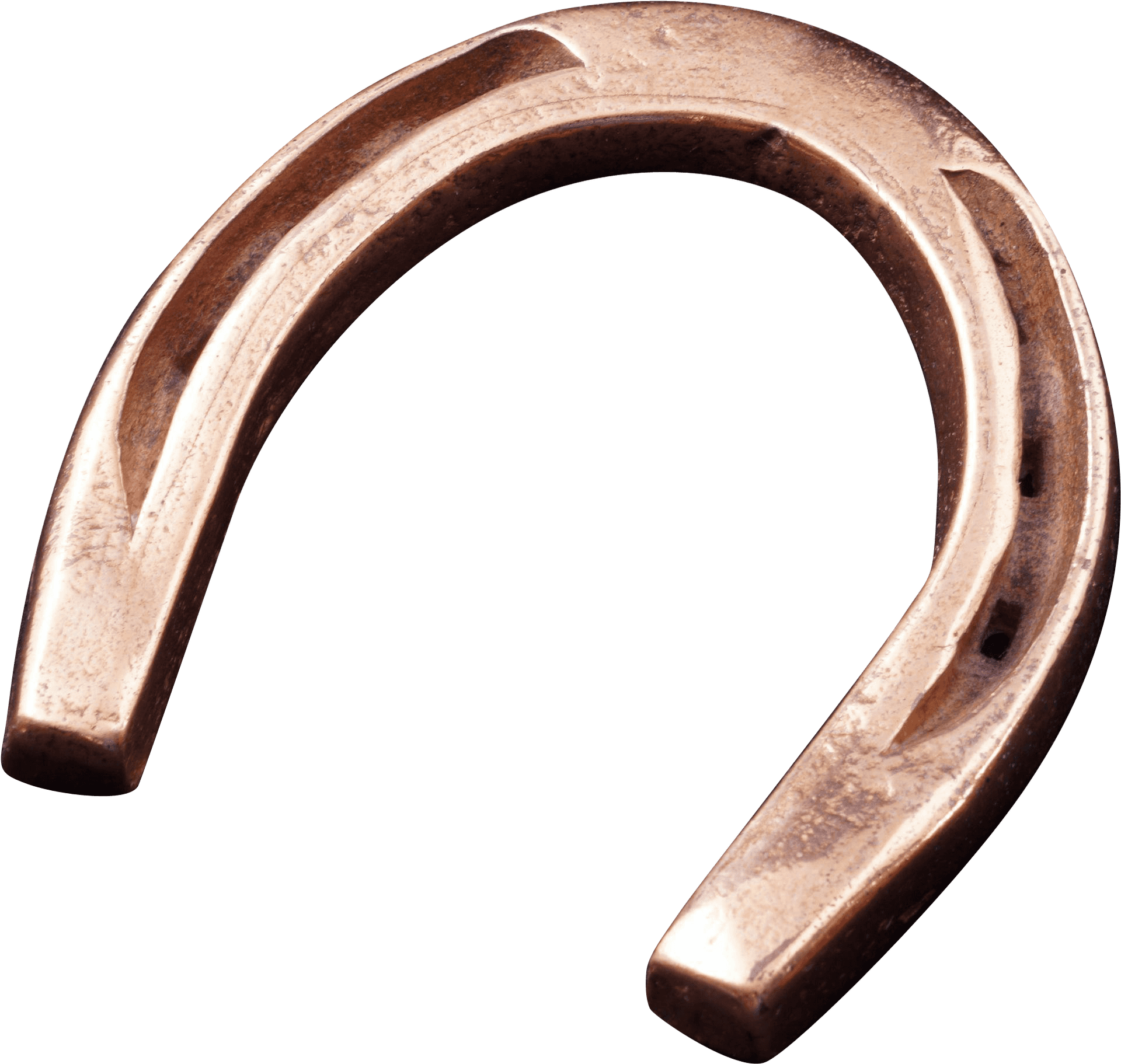 Copper Horseshoe Isolated PNG