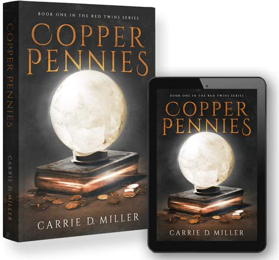 Copper Pennies Book Cover PNG