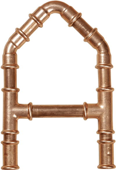 Copper Pipe Assembly PNG