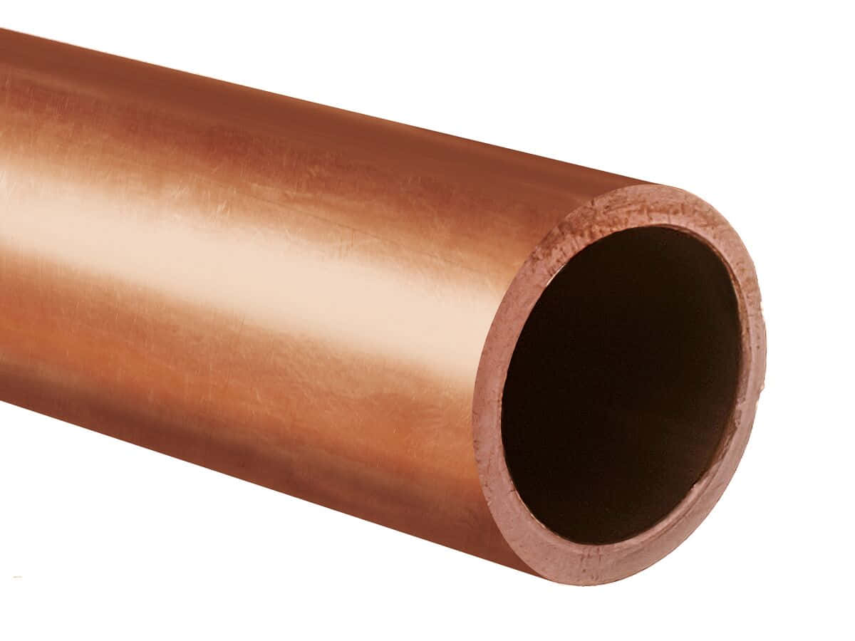 Copper Pipe Closeup Wallpaper