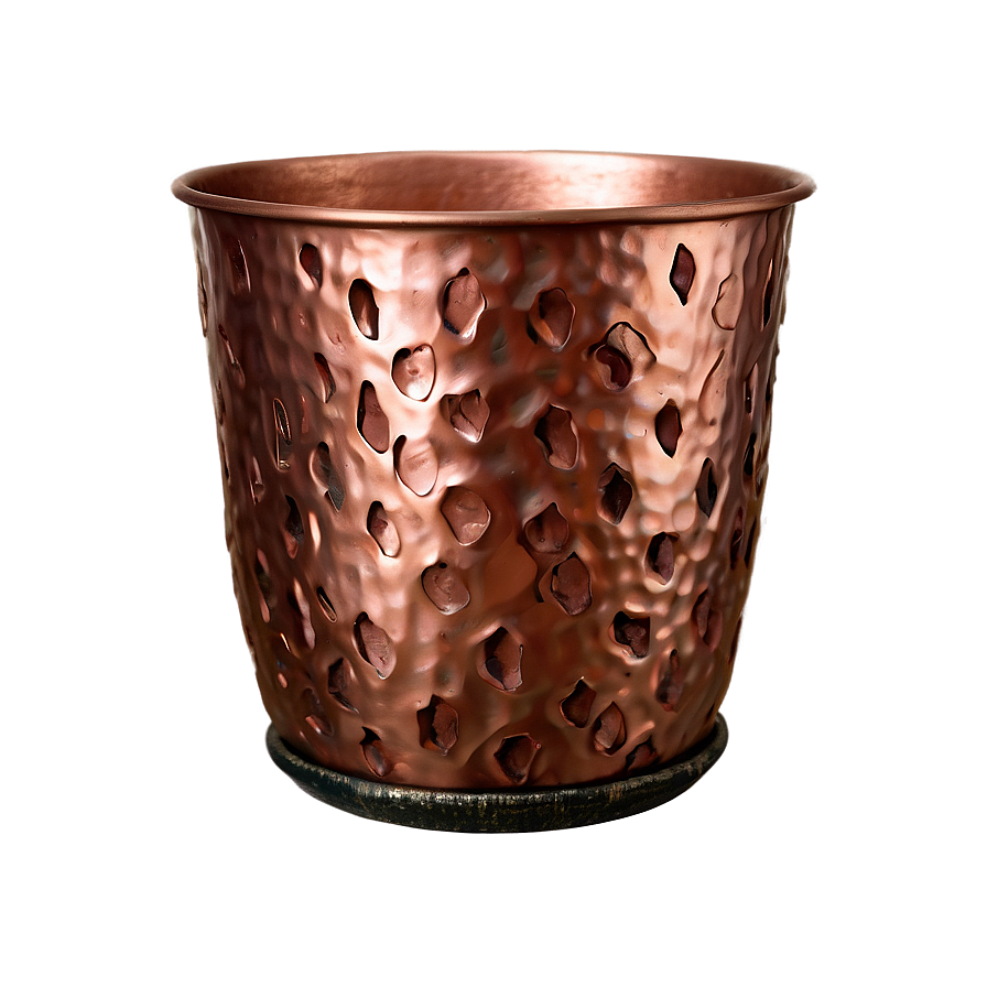 Copper Plant Pot Png 06122024 PNG