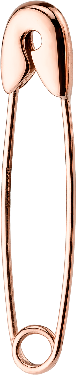 Copper Safety Pin PNG