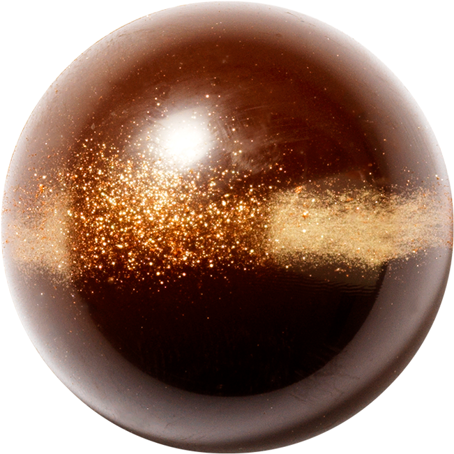 Copper Sphere Glittering Texture PNG