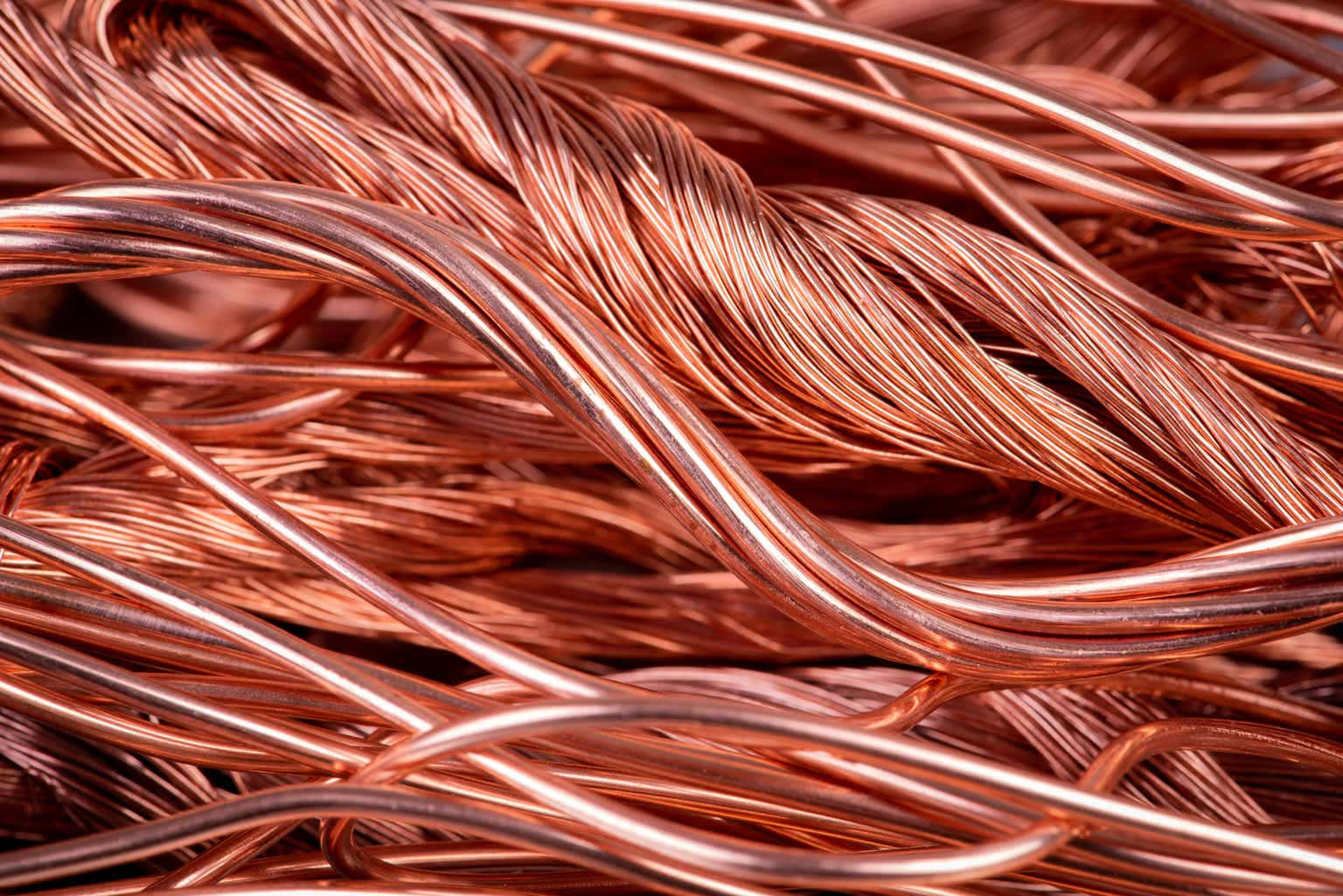 Copper Wire Closeup Wallpaper