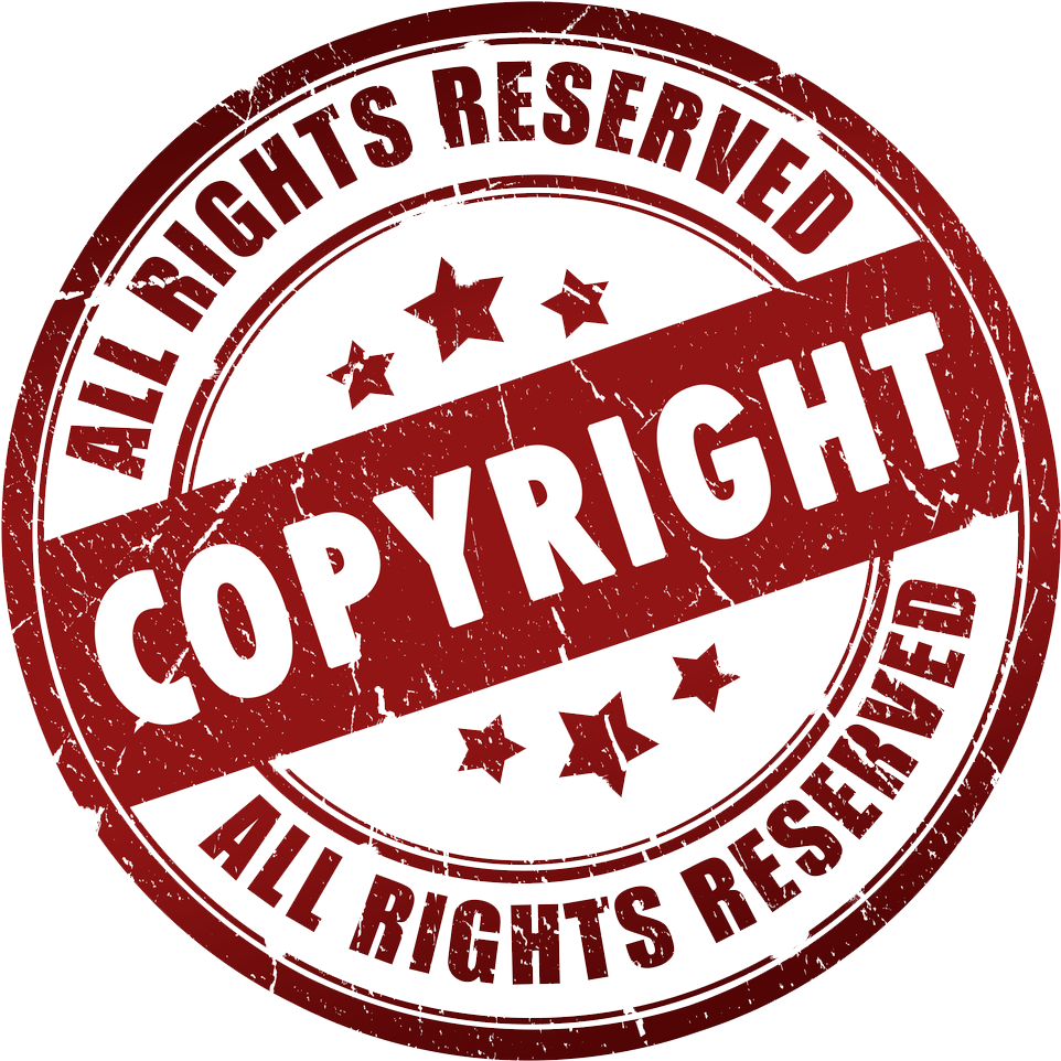 Copyright Reserved Stamp PNG