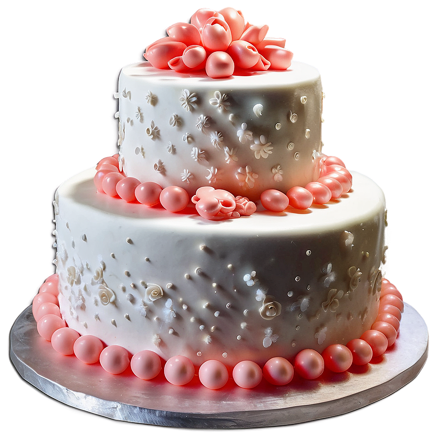 Coral Charm Wedding Cake Png Dus85 PNG