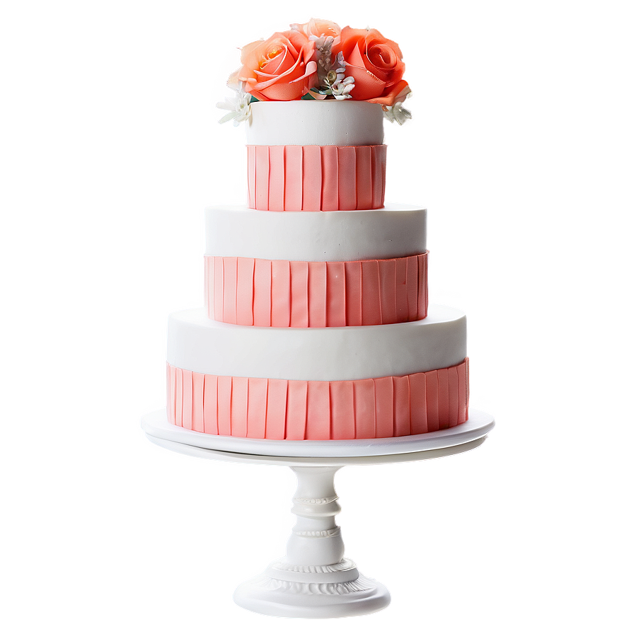 Coral Charm Wedding Cake Png Rrn PNG