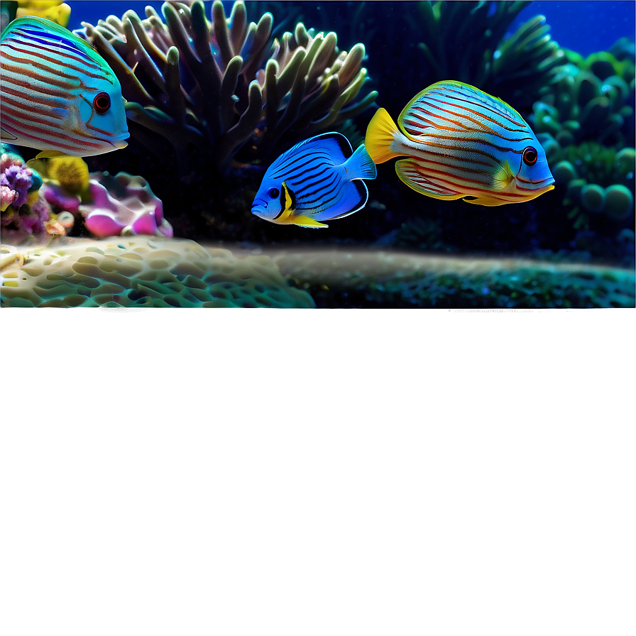 Coral Reef Fish Png Wqb PNG