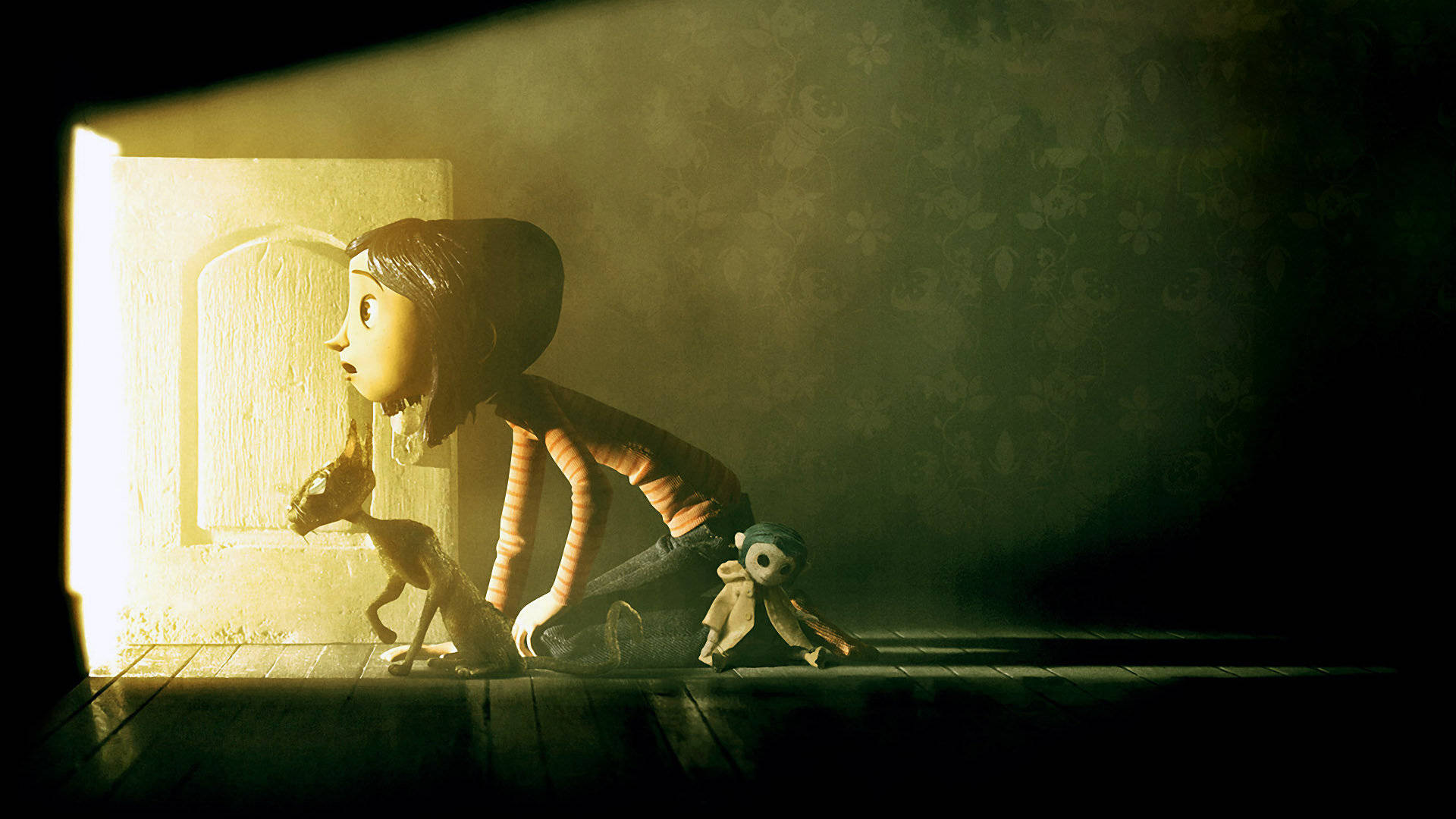 Coraline Entering The Other World Wallpaper