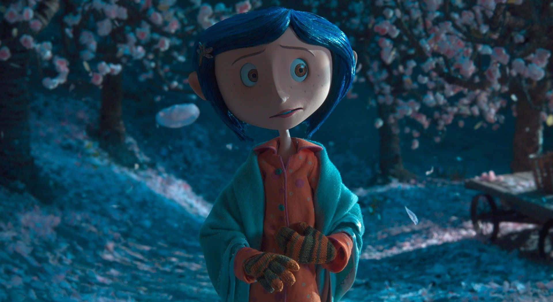 Coraline discovers a mysterious door in her new home