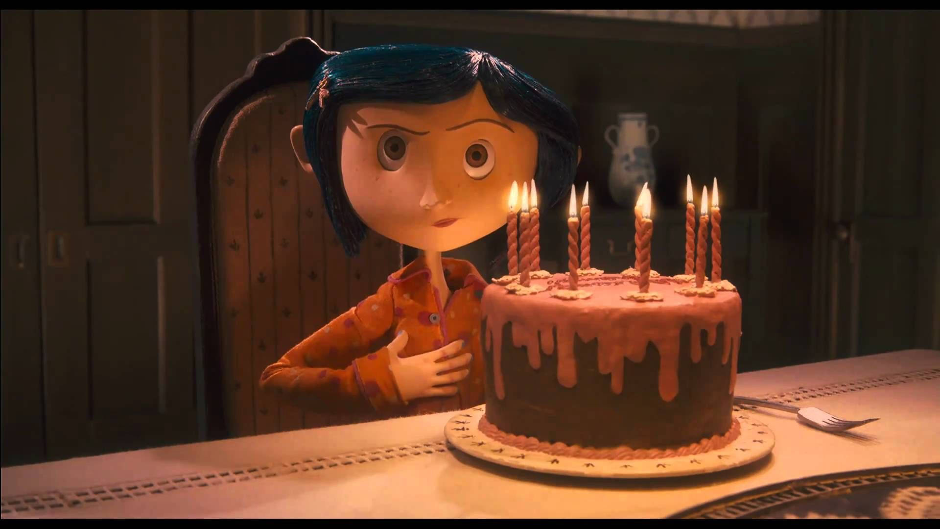 Coraline Welcome Cake Background