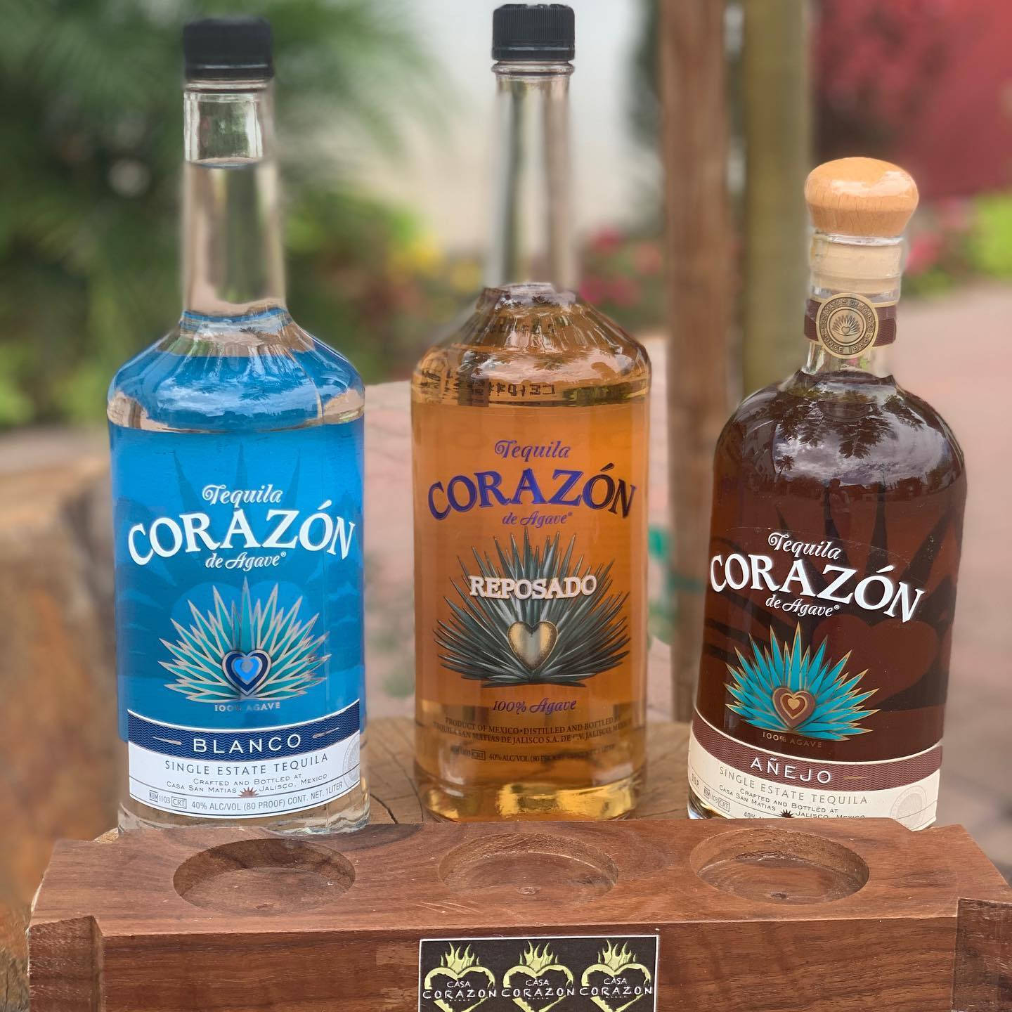 Corazon Tequila Three Flavors Bottle Wallpaper