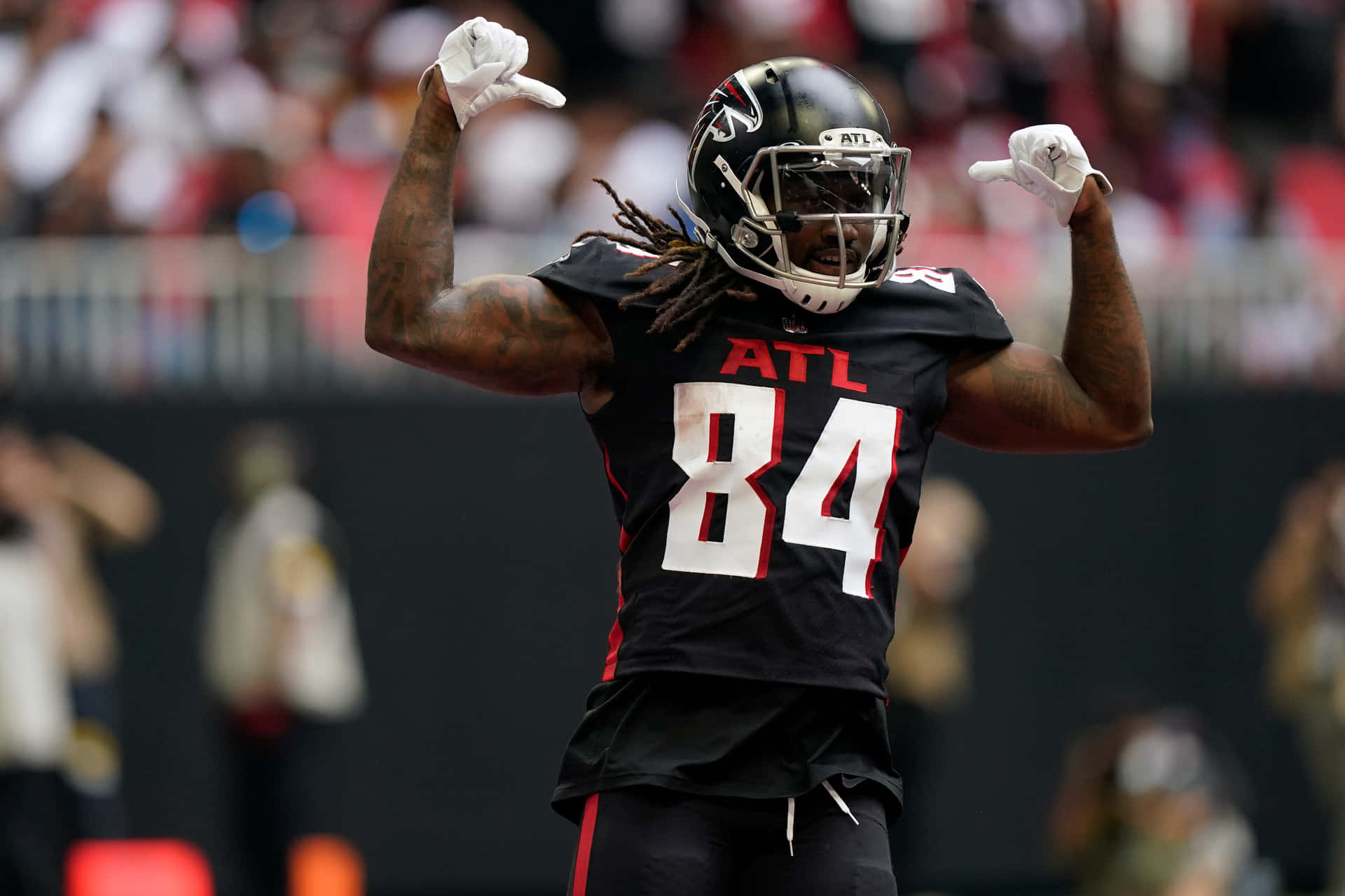 Cordarrelle Patterson Perayaan Atlanta Falcons Wallpaper