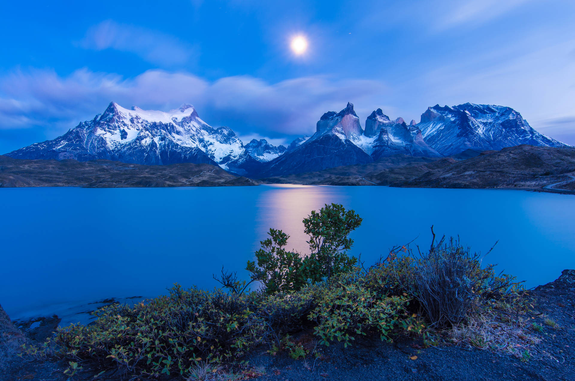 Cordilleradel Paine, Chile De Noche Fondo de pantalla