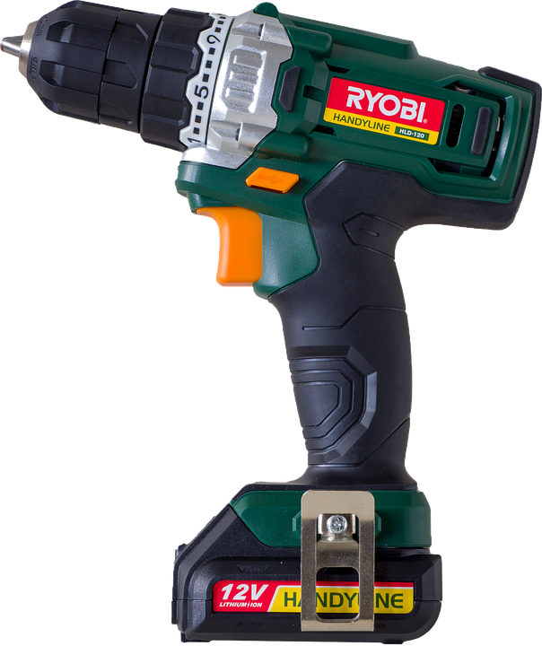 Cordless Handheld Power Drill PNG