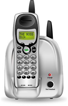Cordless Phone The Boss Caller I D PNG
