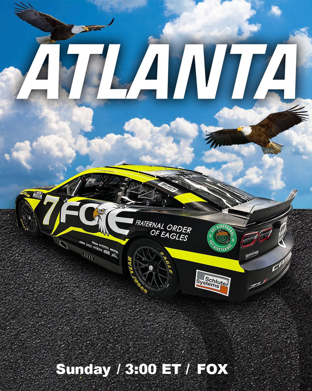 Corey Lajoie Atlanta Race Wallpaper