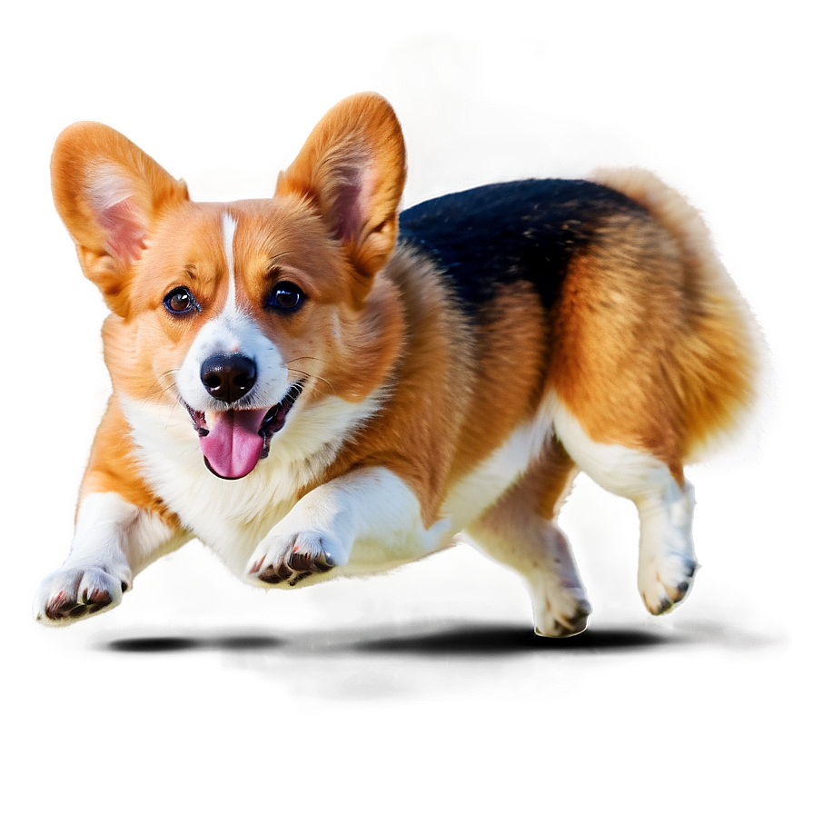 Corgi In Action Png 05212024 PNG