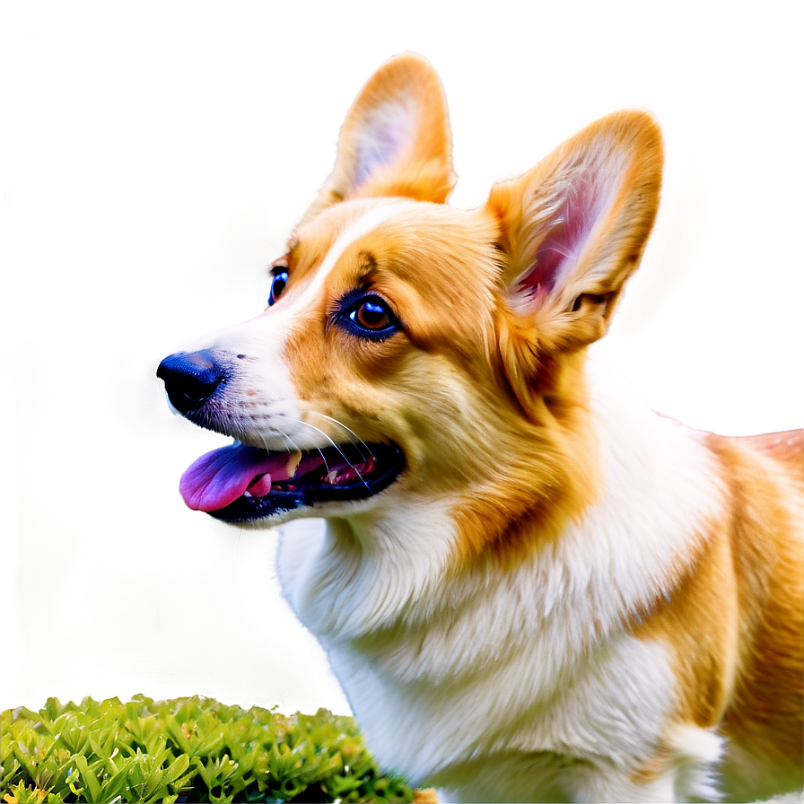 Corgi In The Garden Png Ldd PNG