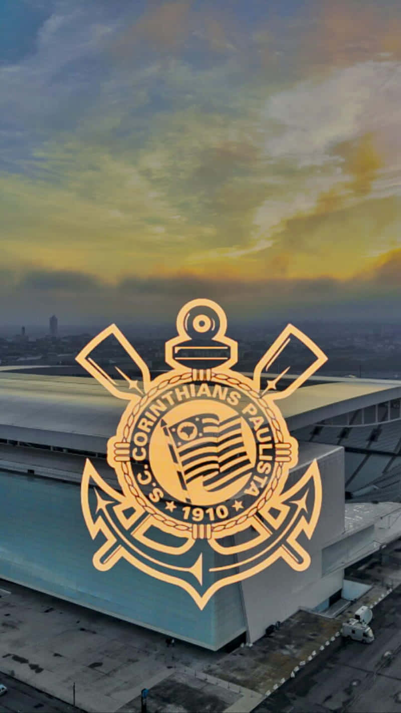 Corinthians Football Club Crest Sunset Wallpaper