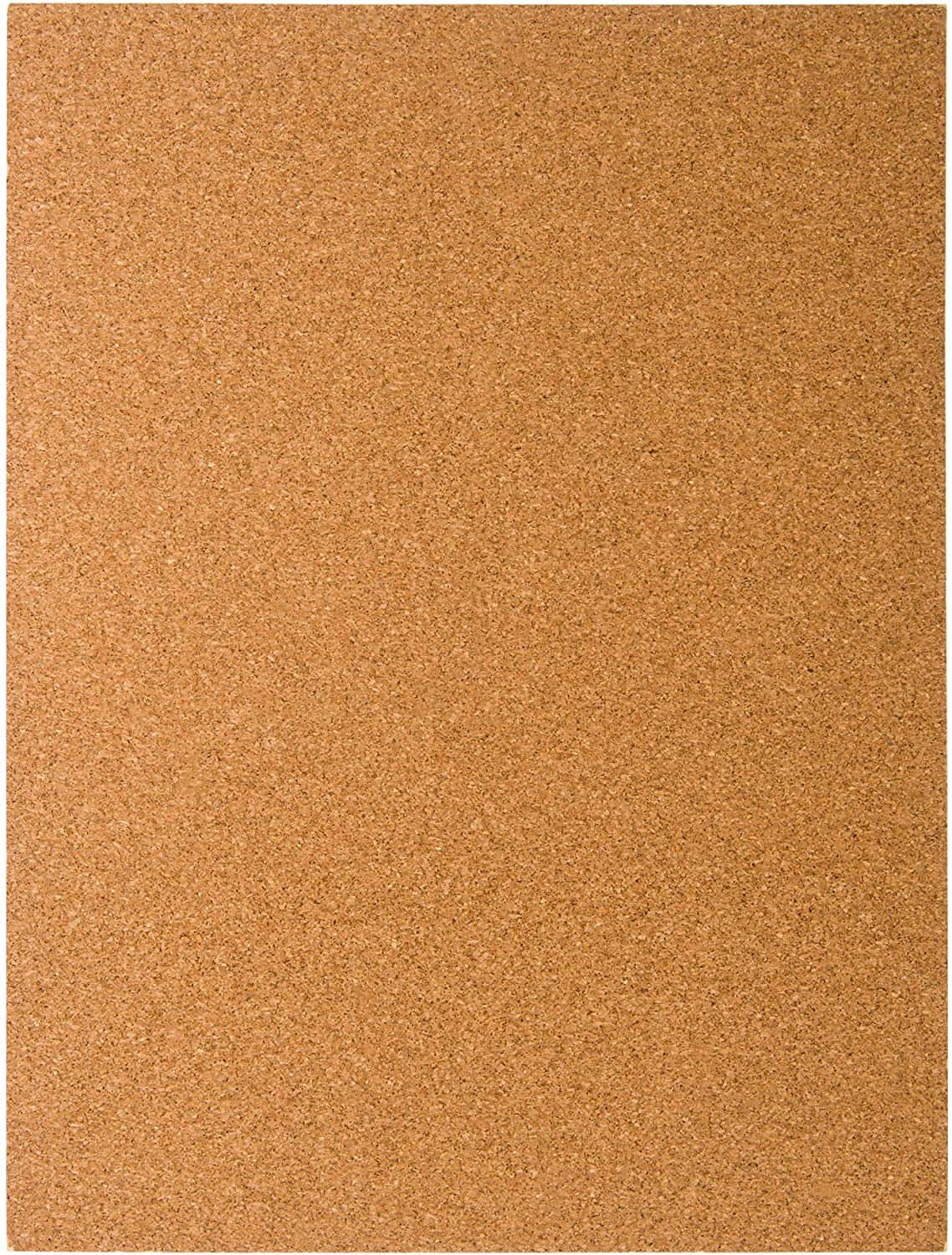 A Brown Cork Board On A White Background