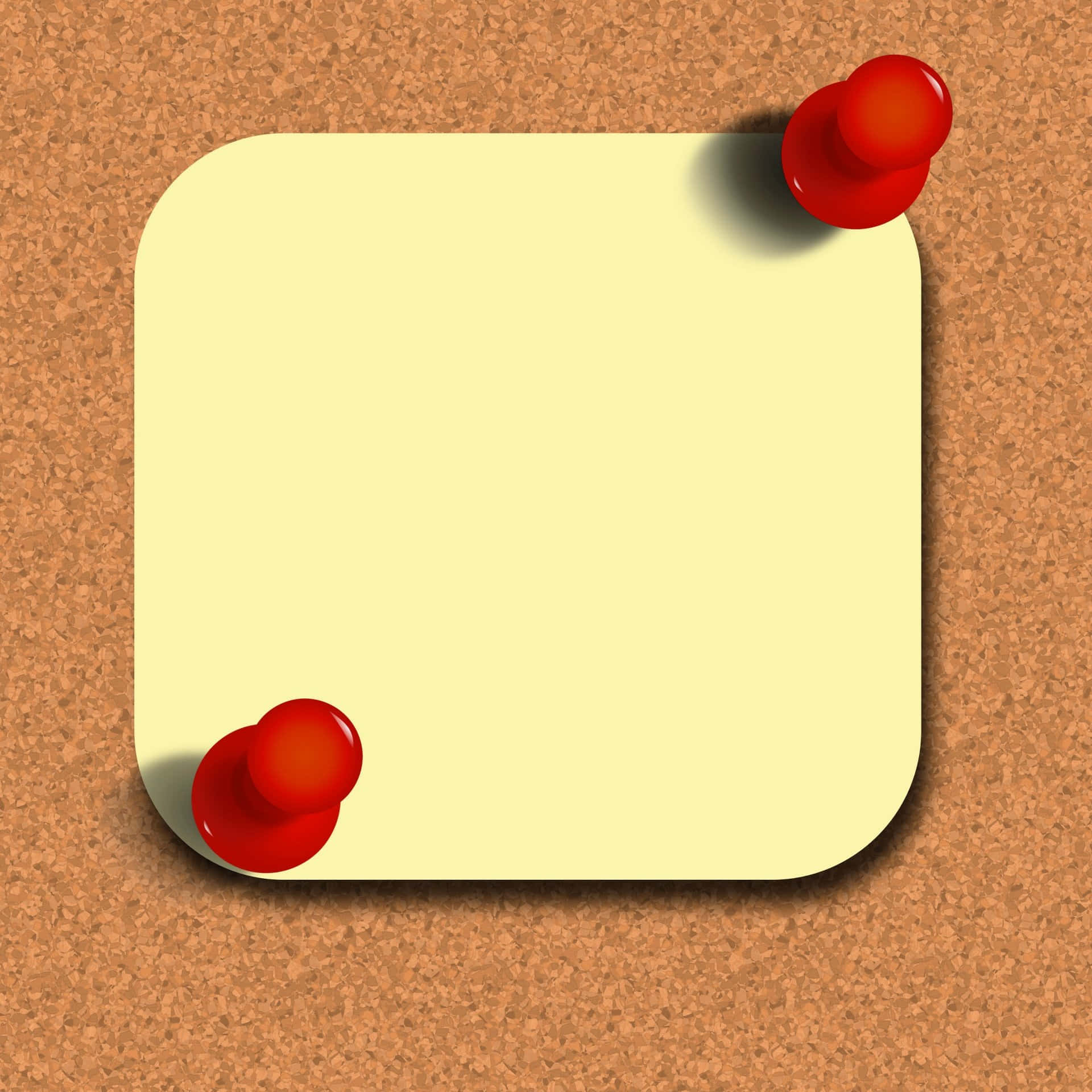 A Notepad With Red Pins On It