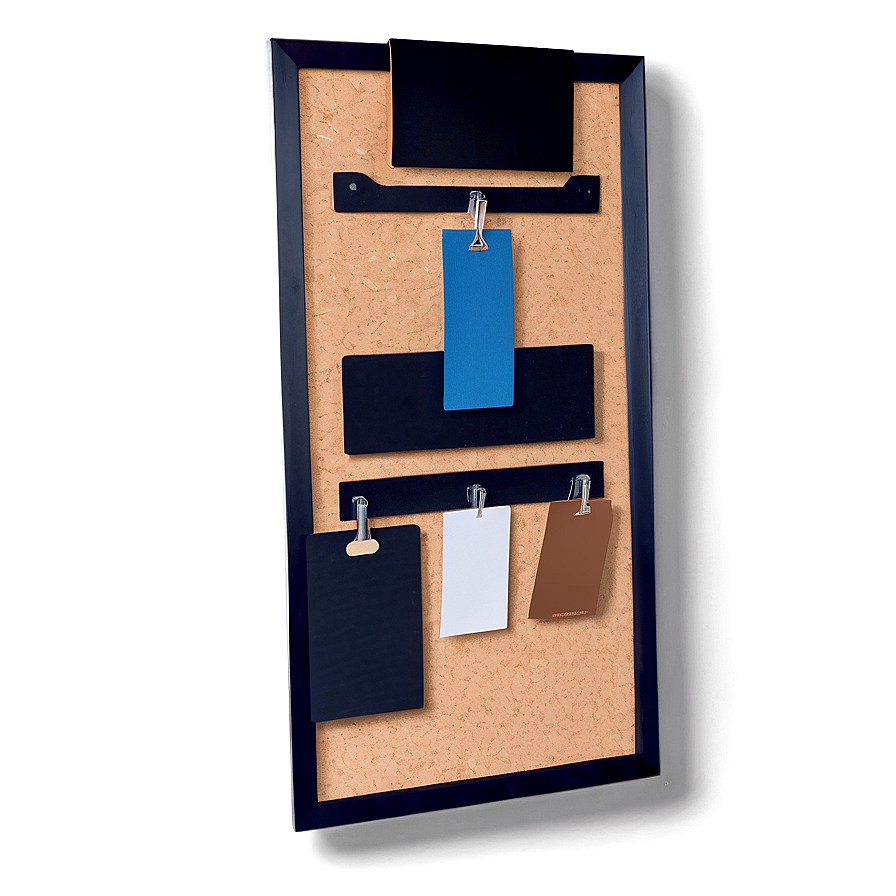 Cork Board Wall Organizer Png 06202024 PNG