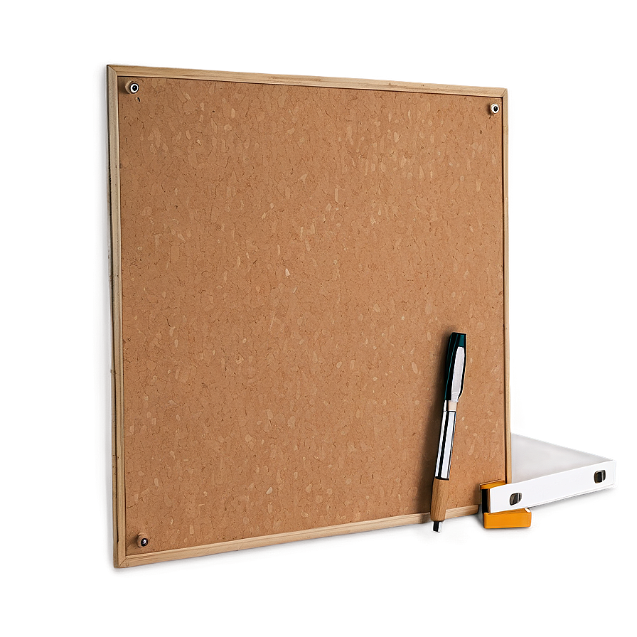 Cork Board Workspace Accessories Png Qvl PNG