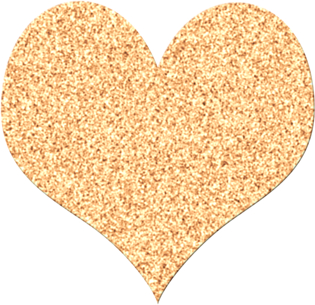 Cork Texture Heart Transparent Background.png PNG