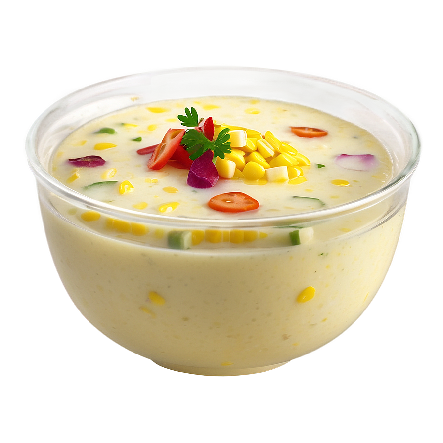 Corn Chowder Delight Png 05242024 PNG