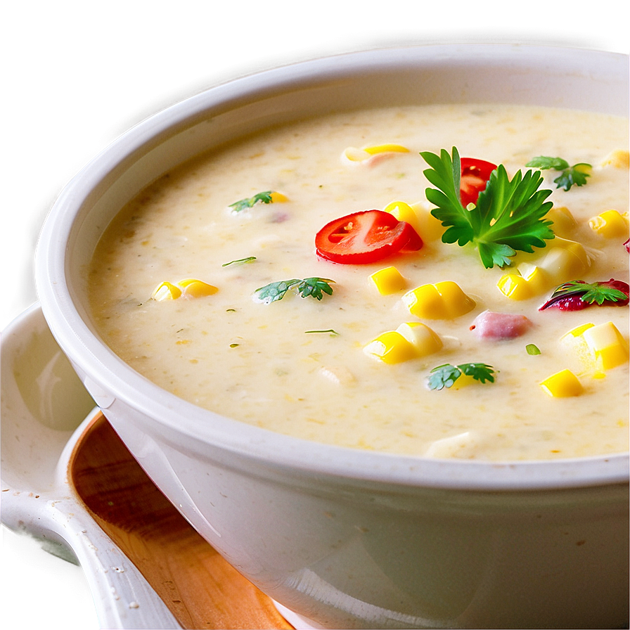 Corn Chowder Delight Png Bxg98 PNG