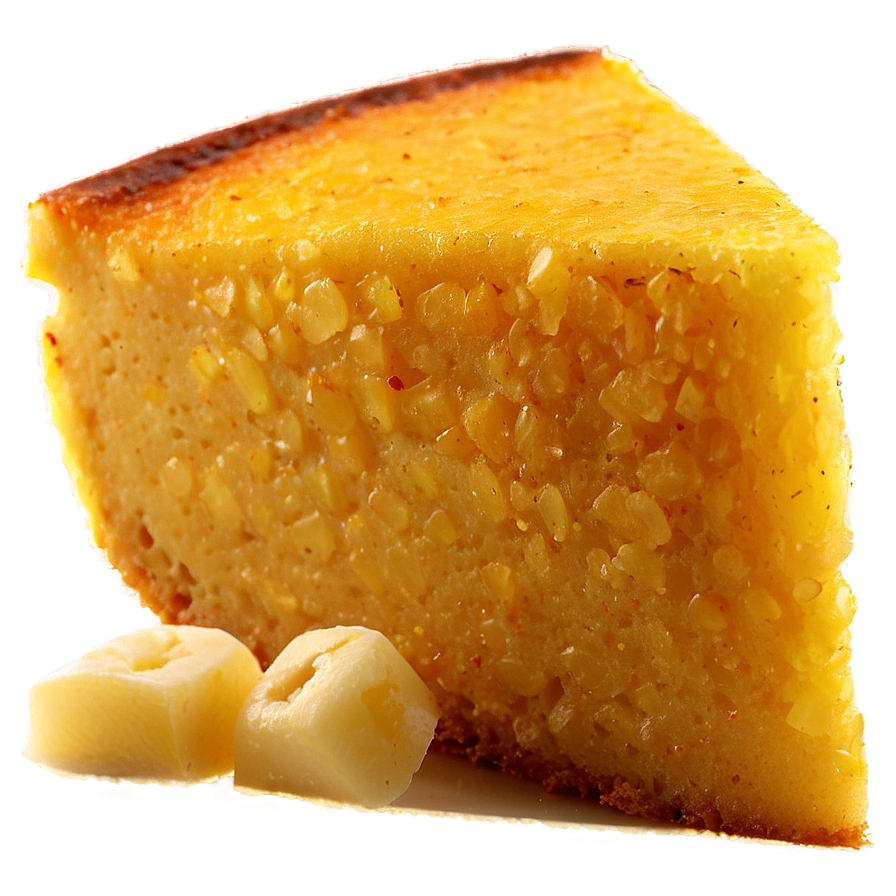 Cornbread Slice Png 06132024 PNG