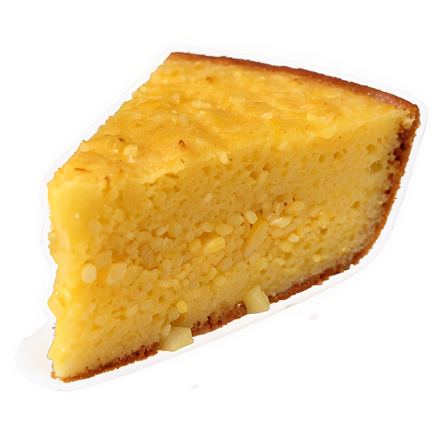 Cornbread Slice Png Caf24 PNG