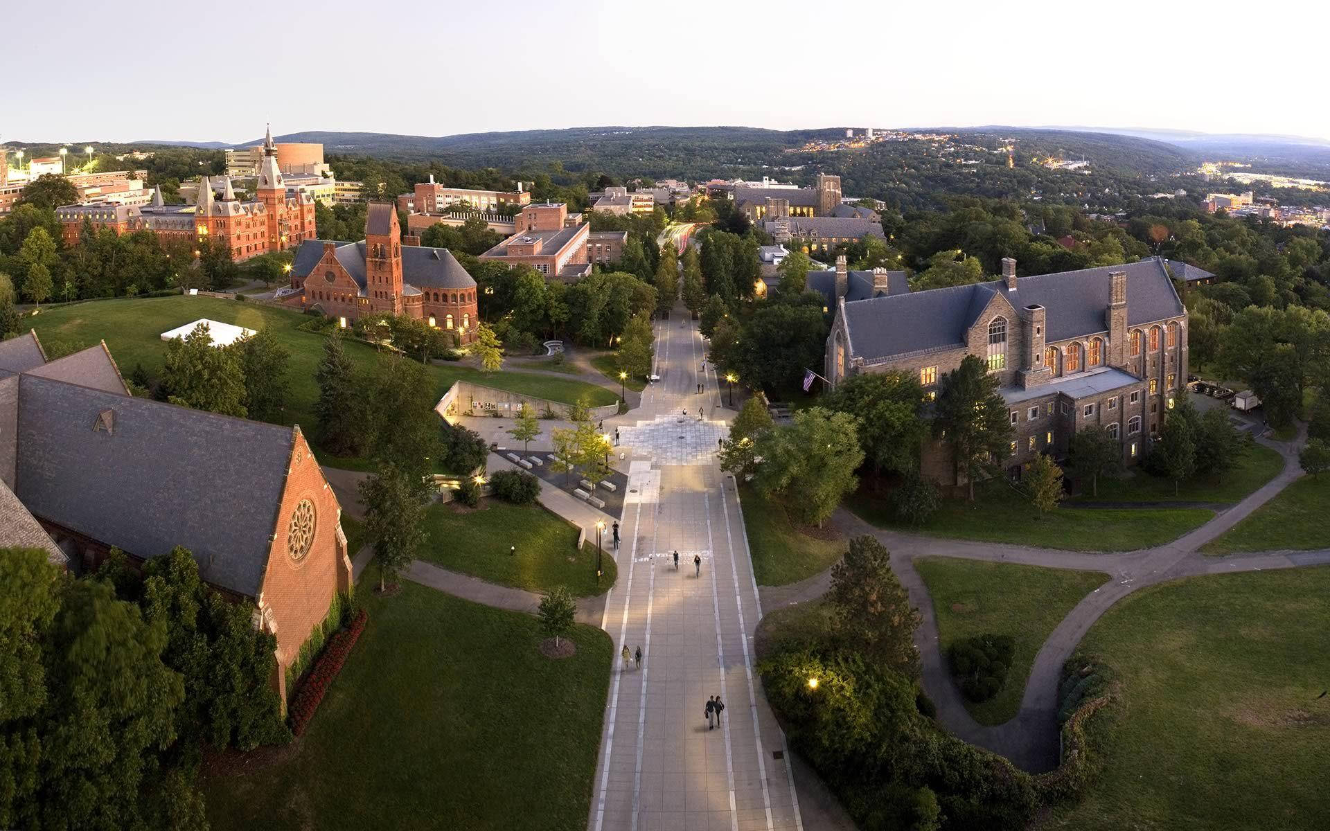 Cornell University Campus Aerial Wallpaper