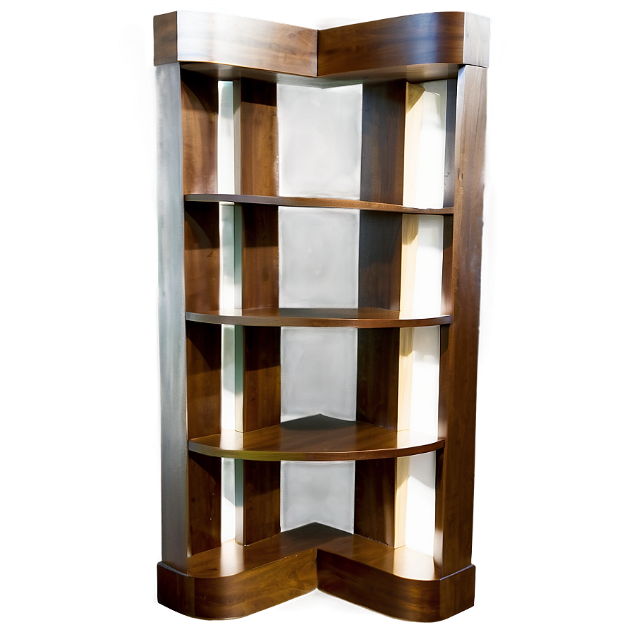 Corner Bookshelf Png 05242024 PNG