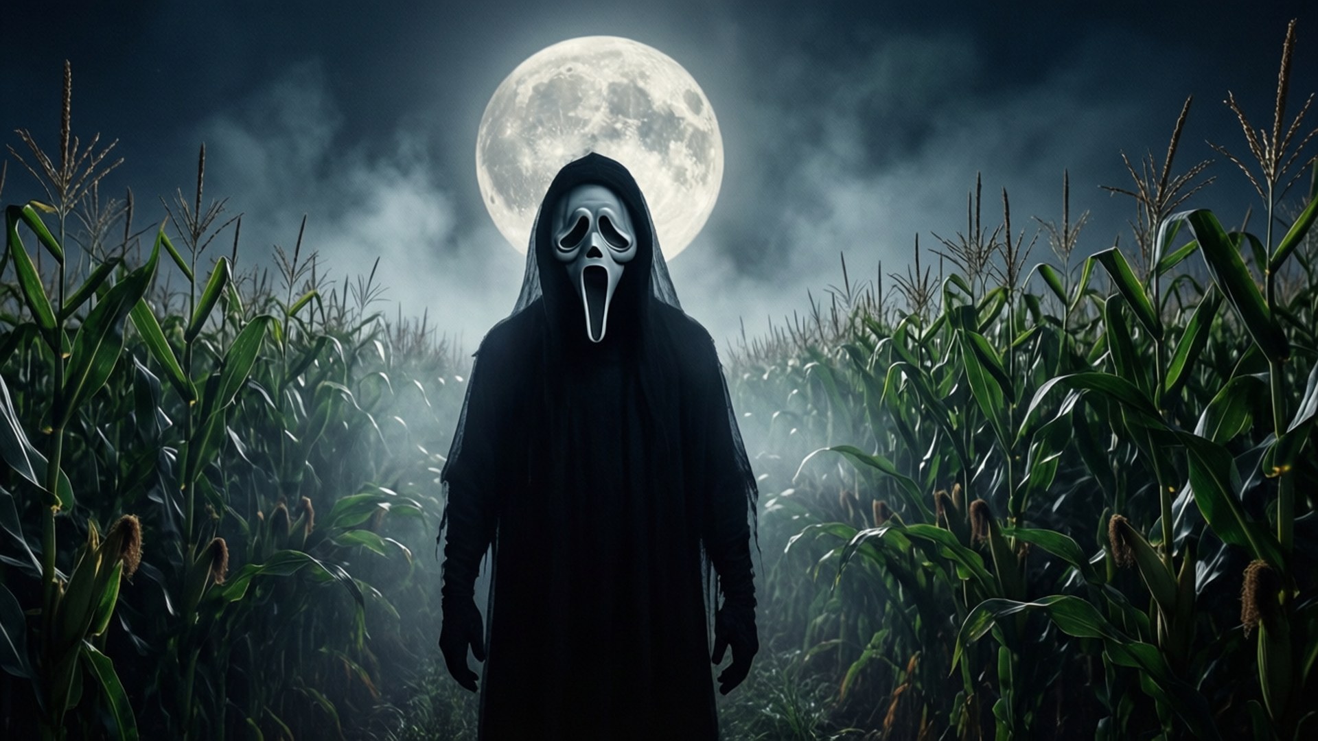 Cornfield Moon Bakgrunner